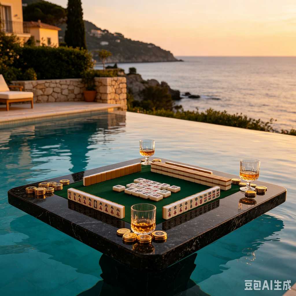 decorative mahjong tiles set