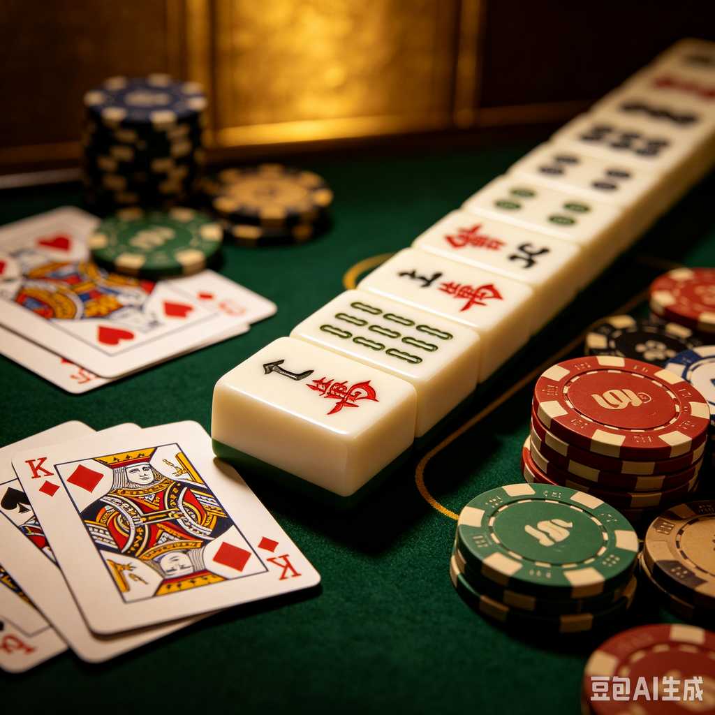 glossy mahjong tiles