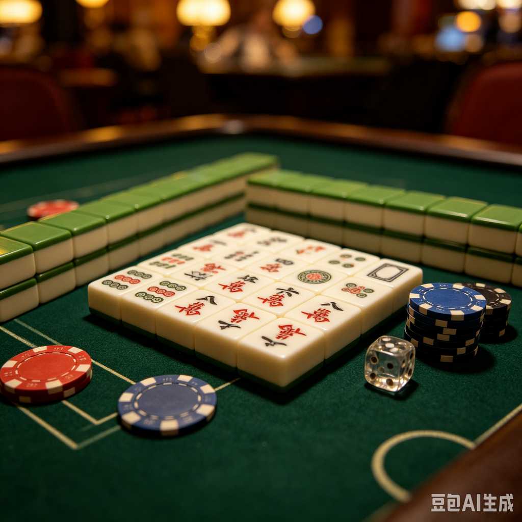 hotel room mahjong set
