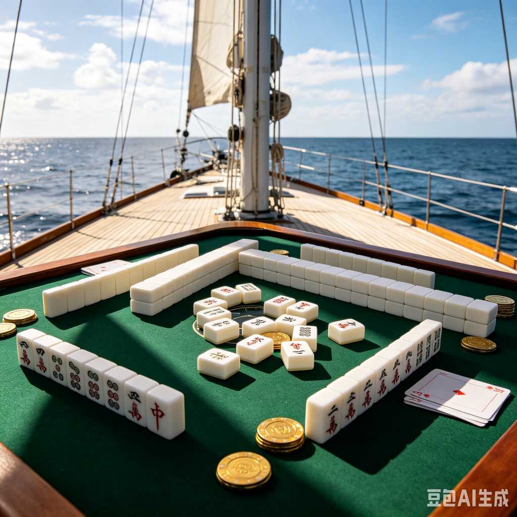simulated ivory mahjong set