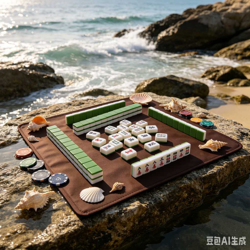 travel mahjong table mat set